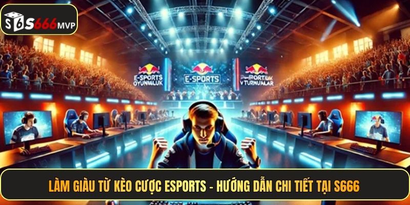 Làm giàu từ kèo cược Esports - hướng dẫn chi tiết tại S666